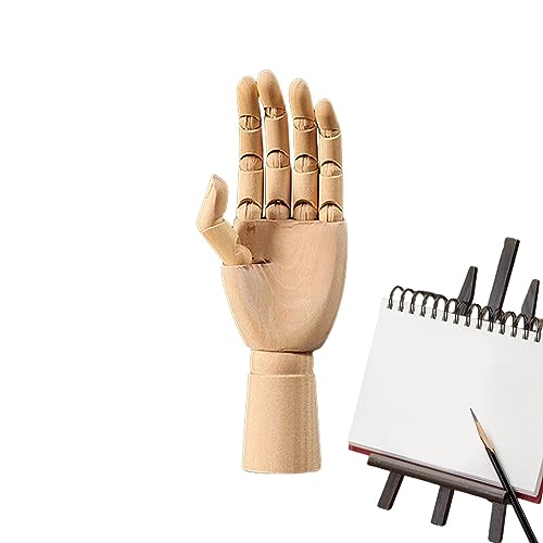 Fulenyi Holz Handmodell | Holzgelenke Künstler Handmodell - Holz Mannequin Hand Artist Model zum Skizzieren & Malen, Tischdisplay, Foto Requisiten von Fulenyi