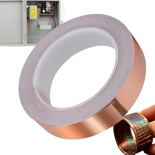 Fulenyi Kupferfolienband, Kupferschutzband, einseitiges leitfähiges Klebeband, Buntglasfolienband für Papierkreise, elektrische Reparaturen, Erdung Fulenyi Kupferfolienband, Kupferschutzband, einseitiges leitfähiges Klebeband, Buntglasfolienband für Papierkreise, elektrische Reparaturen, Erdung von Fulenyi
