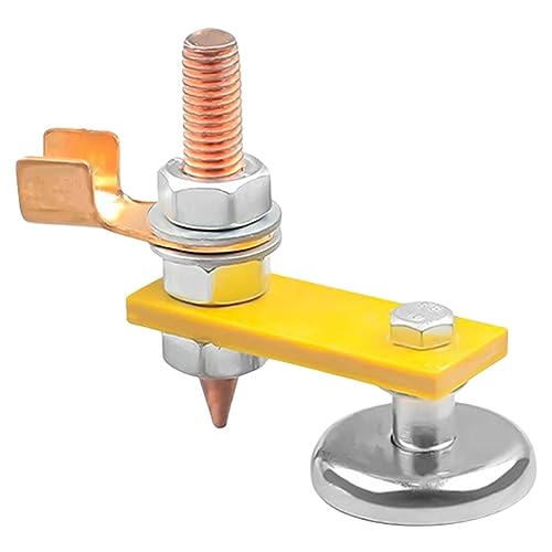 Fulenyi Schweißmagnetkopf - Magnetische Schweißerdungsklemme und Halterung - Schweißtischklemmen, magnetische Schweiß-Erdungsklemme mit kräftigem leitfähigem Stab für elektrische Schweiß aschinen von Fulenyi