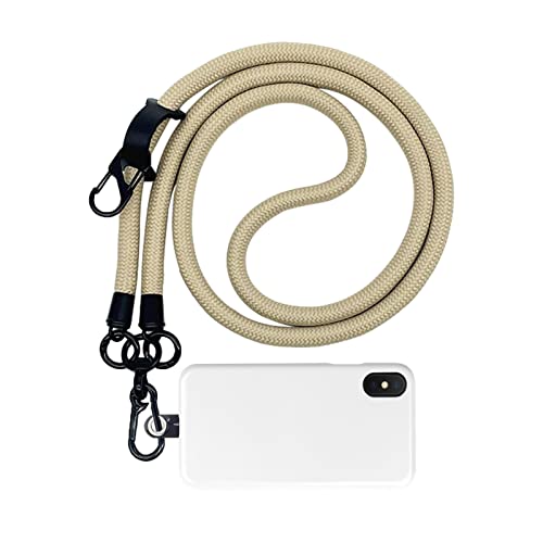 Fulenyi Telefonseil-Lanyard - 10 mm Dicke Handy-Lanyards mit Abstandshalter für den Hals - Hals-Handyhalter, Anti-Diebstahl-Umhängeband für Outdoor-Aktivitäten von Fulenyi