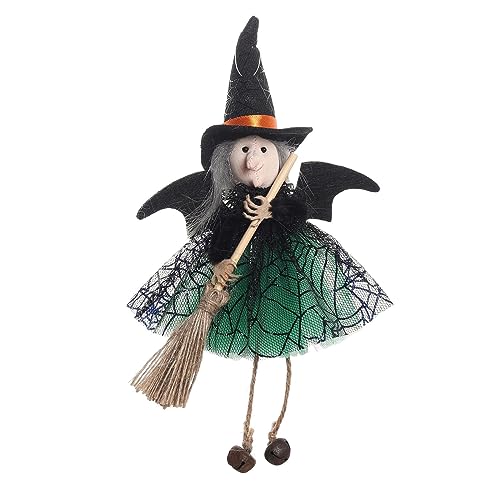 Halloween Hexe Dekoration Fenster zum Aufhängen Halloween Dekoration Hexe Figur 24 cm Halloween Ornament Baum Dekoration von Fulenyi