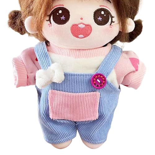 Overalls und Oberteile für Puppen, 20 cm Puppenkleidung,Süße Kleidung 20cm Puppe Overalls und Tops - Entzückende Rollenspiel-Outfits, Plüschpuppen, verkleiden Sich für Schlafzimmer und von Fulenyi