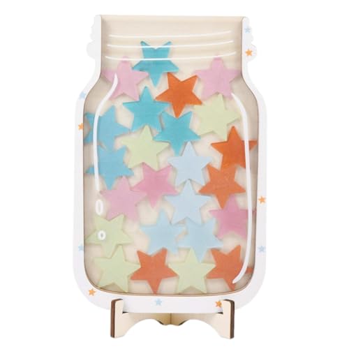 Stern Belohnungsglas for Kinder Anreizglas Sterne Belohnungssystem Motivierendes Belohnungsglas Für Gutes Benehmen Dinosaur Star Reward Jars Personalisierte Sterne Belohnungsglas Klassenzimmer von Fulenyi