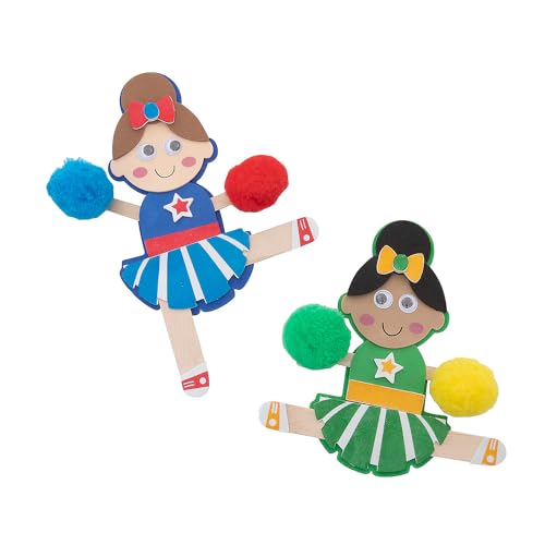 Fun Express Cheerleader Craft Stick Craft Kit - Macht 12 von Fun Express