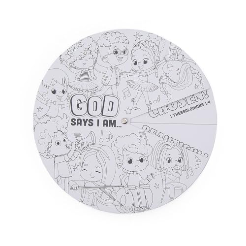 Fun Express Color Your Own Affirmation Wheels - 12 Stück von Fun Express