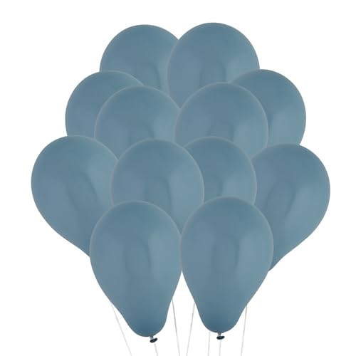 Fun Express Dusk Blue Pastell Naturfarben Latex-Luftballons, 12,7 cm, 12 Stück von Fun Express