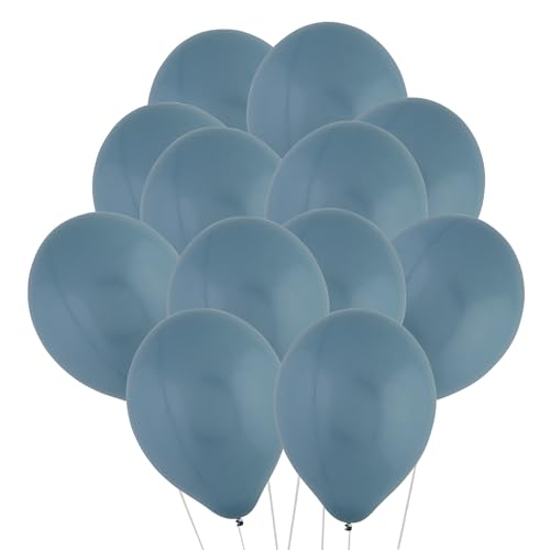 Fun Express Dusk Blue Pastell Naturfarben Latex-Luftballons, 30,5 cm, 12 Stück von Fun Express