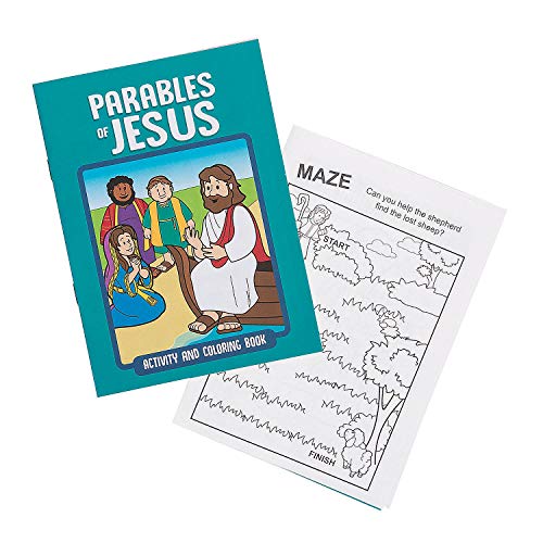 Fun Express Parables of Jesus Aktivitätsbuch für Ostern, 24 Stück von Fun Express