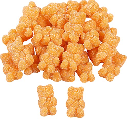 Fun Express Zuckerbeschichtete Mandarine Gummibärchen Teddybär Süßigkeiten, 100 Stück von Fun Express