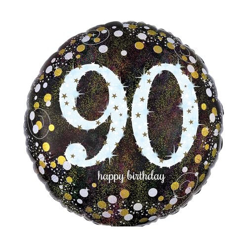 Mylar-Ballon, glitzernde Feier, 90. Geburtstag, 45,7 cm von Fun Express