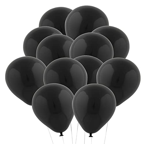 Schwarze 12,7 cm Latexballons - 24 Stück von Fun Express