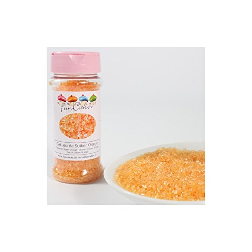 FunCakes G42610, Papier Bunter Zucker Orange 80 g von FunCakes