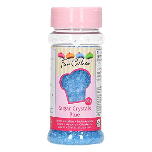 FunCakes G42630 Bunter Zucker Blau 80 g von FunCakes