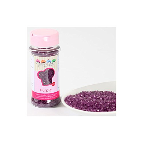 FunCakes Gefärbter Zucker Violett 80g, 0, 5 von FunCakes