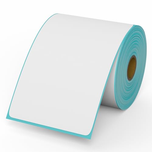 Direkte Thermoetiketten1 Rolle 500 Etiketten Versandetiketten Blau 4" x 6"(101x152mm) Verpackung Umschläge Etiketten für direkte Thermodrucker von FungLam