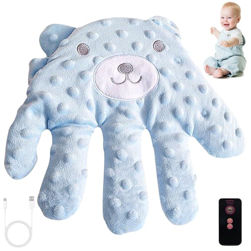 Funmo Baby Einschlafhilfe Handkissen,Handhandschuh zur Verhinderung von Baby-Schrecken,Elektrisches Handkissen Zum Baby Schlafen,Baby Soothing Hand Pillow, Sleeping Aid Toys for Baby von Funmo