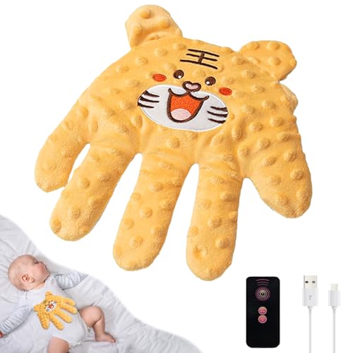 Funmo Baby Soothing Palm Hand, Baby Sleeping Aid Palm Automatic Clapping, Beruhigende Handfläche für Babys, Sleeping Aid Toys for Baby, Baby-Patter-Kissen für Pattin, Einschlafhilfe für Säuglinge von Funmo