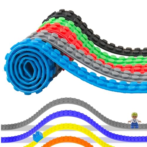 Funmo Rollen Klebeband für die Montage von Spielzeug, Flexible Silicon Splicing Toy Tape für Spielzeug Display und Lagerung, für Kinder und Kleinkinder von Funmo