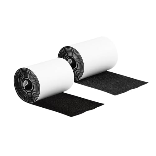 Klettband selbstklebend Set Extra Stark Breit Hakenband & Flauschband, Wiederverwendbare Klett Kabelbinder für Außenbereich Kabelmanagement, DIY-Projekte und mehr - Weiß 10cm x 6m Klettband selbstklebend Set Extra Stark Breit Hakenband & Flauschband, Wiederverwendbare Klett Kabelbinder für Außenbereich Kabelmanagement, DIY-Projekte und mehr - Weiß 10cm x 6m von Funnytek