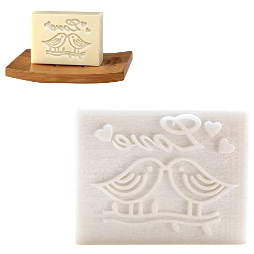 Seifenstempel aus Harz Handmade Seife Stamp Stamping Soap Handgemachte Stamping Formen Impressum Stempel für DIY Kunst-Geschenk-Art von Funrelaxer