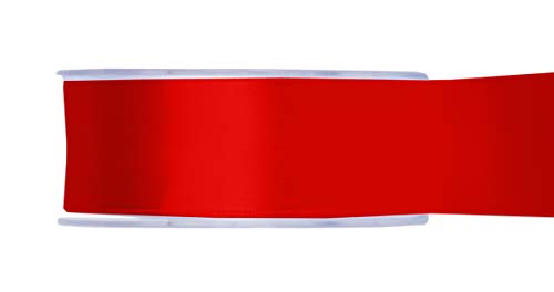 Furlanis A1040 31 Doppelsatinband, Rot, 40 mm x 25 m von Furlanis