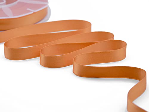 Furlanis Doppelsatinband, Satin, Pfirsich Orange, 16mm x 50m von Furlanis