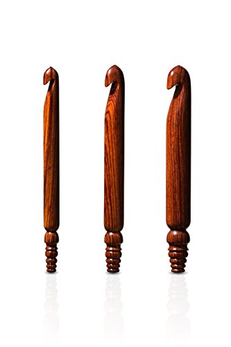 Furls FFCROROSE2000 Häkelnadeln, Wood, Rosewood, 20mm von Furls