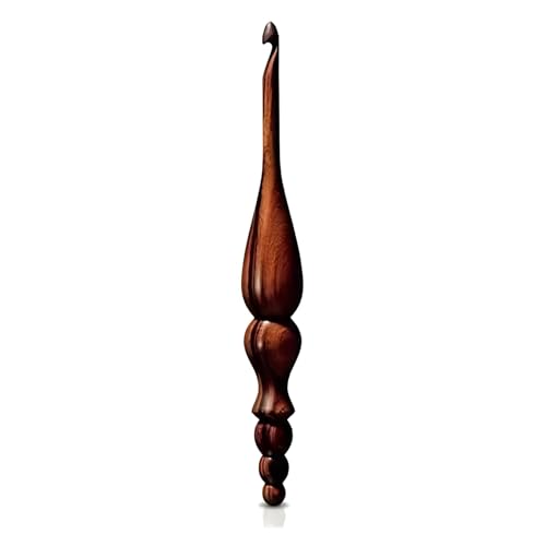 Furls FFCROTULI0600 TED-055E Häkelnadeln, Wood, Tulipwood, 6mm von Furls