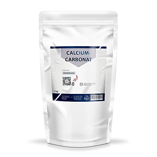 Calciumcarbonat, 1 Kg | Kalziumkarbonat, Kalk, kohlensaurer Kalk, Kreide (1, 5, 25 Kg) von Furthchemie