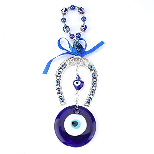 Fydun Evil Eye Anhänger Türkisch Blau Evil Eye Blessing Amulett Wandbehang Home Decor Protector Muslim Home Decor Auto Anhänger von Fydun