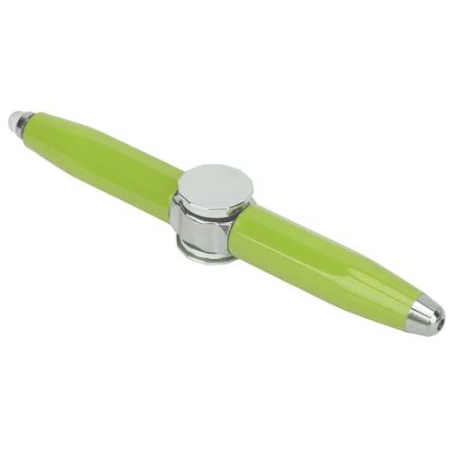 Fydun Fidget Pen Gyroskop Schreiben Tragbarer Stressabbau-Finger--Kugelschreiber mit LED-Licht für Studenten Purple Applied Family (GREEN) von Fydun
