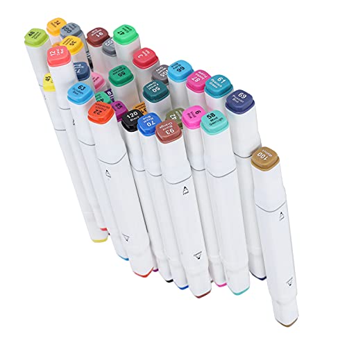 Fydun Marker Pen Set Bunte Doppelspitze Student Comics Handbemalte Zeichenwerkzeuge für Familien (36 Farben) von Fydun