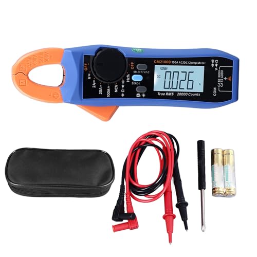 Klemme Multimeter Digital AC DC -Stromspannungsmessgerät mit VFC -Überlastung True RMS -Test für Elektriker Mechanik Abs Material von Fydun