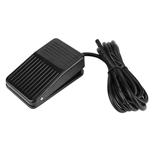 TFS 01 250 VAC 10A Anti Slip Foot Controller Pedal Switch Schwarz für Tischbohrer Arbeiter 1.3in (Zeilenlänge 2 Meter) von Fydun