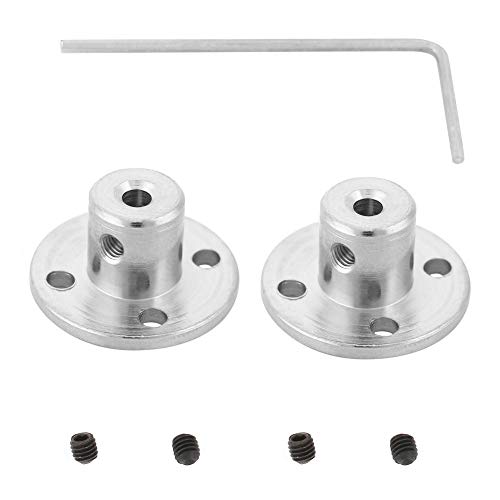 Flanschkupplung, 4 Stück M3 starre Flanschkupplung Motorwellenkupplung Stecker ID 3 mm AD 10 mm von Fyearfly