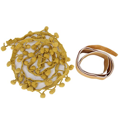 Fyearfly Geschenkband, 25 mm Kugeldruck, Wickelband, 10 mm, dekoratives Material für Kleidung, Ornamente, 2 Stück, Typ 5 von Fyearfly