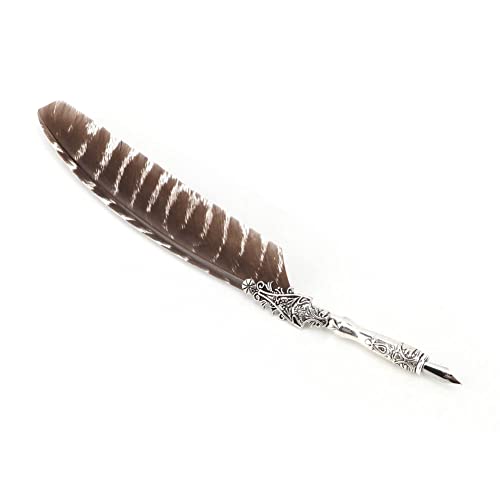 Fyearfly Quill Dip Pen Vintage Europäische Feder Füllfederhalter, Kalligraphie Quill Dip Pen, Home Decor Geschenk (01#) von Fyearfly