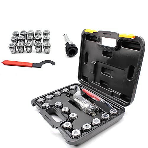 15 pcs Spannzangenfutter Spannzangen ER32 Spannzangensatz Set Federspannzangen Geeignet für Industrielle Fräsmaschinen zur Aufnahme von Präzisionsfräsdrehbank Werkzeughaltern von Fyssnn