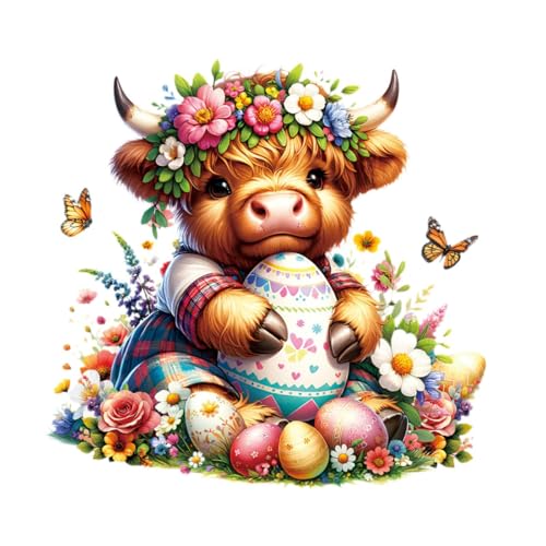 FytStycale Cow Wall Decal Wall Mural Decor Wasserdicht für Kindergarten Leichtgewicht von FytStycale