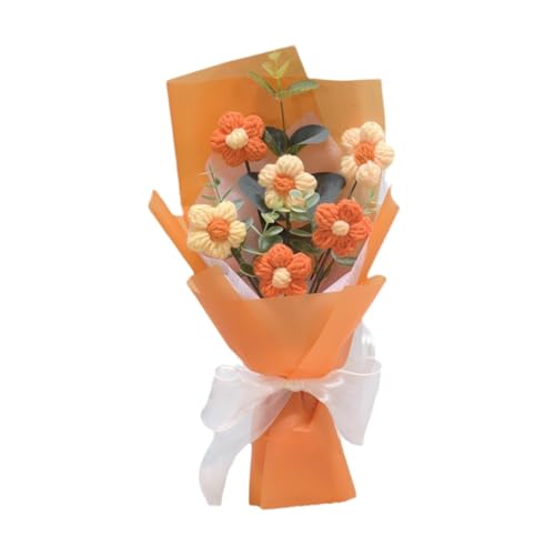 FytStycale Häkelblumen Bouquet Geschenkdekor für Hochzeitsabschluss Valentinstag von FytStycale