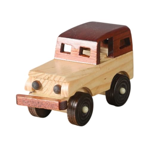 FytStycale Miniaturauto Modell Holzfigur, Sammelfahrzeug für Heimregal, Style B von FytStycale