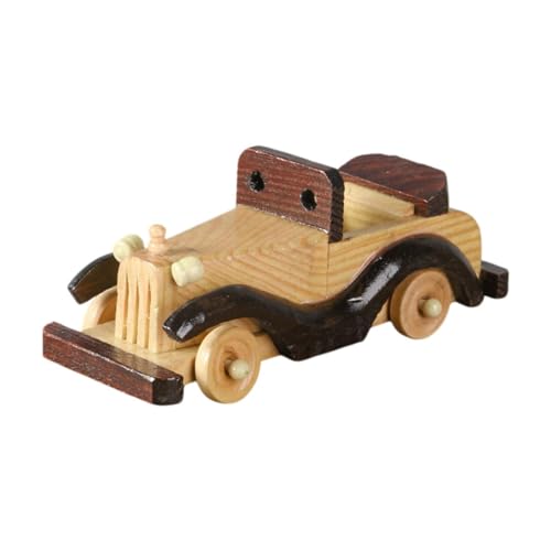 FytStycale Miniaturauto Modell Holzfigur, Sammelfahrzeug für Heimregal, Style C von FytStycale