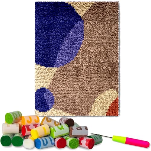 Fzamudng 38 x 52 cm Knüpfset Latch Hook Kit, Knüpfhaken Set mit Vordruck, Teppich Tapisserie Latch Hook Kit, 3D Knüpfteppich Zum Selber knüpfen, Selbst Teppich für Kinder und Erwachsene Fzamudng 38 x 52 cm Knüpfset Latch Hook Kit, Knüpfhaken Set mit Vordruck, Teppich Tapisserie Latch Hook Kit, 3D Knüpfteppich Zum Selber knüpfen, Selbst Teppich für Kinder und Erwachsene von Fzamudng
