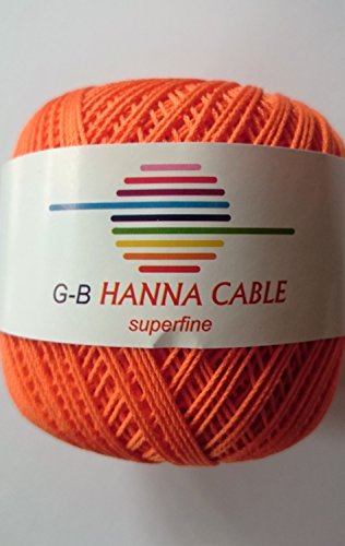 G-B Wolle Hanna Cable, Farbe:1814 orange von G-B