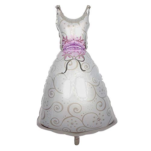 Folienballon Braut (73cm) Brautkleid Hochzeit Party Dekoration Verlobung für Heliumfüllung geeignet von G&M GmbH