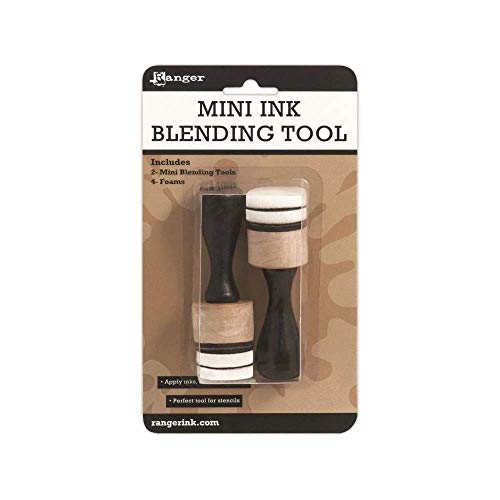 Ranger Mini Tinten Mischwerkzeug 1 Zoll Rund, Synthetic Material, mehrfarbig, 8.4 x 1.3 x 11.7 cm von Ranger