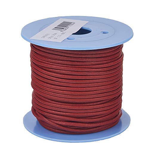 GABARRO Lederband rot 2mm rot von GABARRO