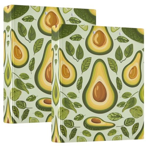 Avocado 3-Ringbuch, 3,8 cm, Schulanfang, 2 Stück von GAIREG