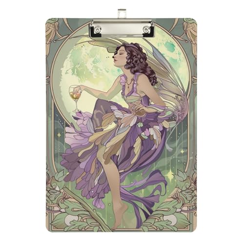 Fairy Art Briefbeschwerer für Pflegestudenten, A4, 31,8 x 22,9 cm, silberner Clip von GAIREG