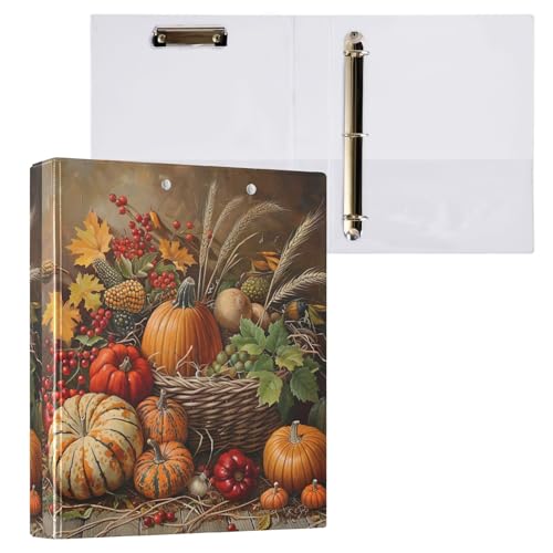 Fall Foods Ringbuch mit 3 Ringen, 3,8 cm, für 200 Blatt, Lehrerbuch von GAIREG